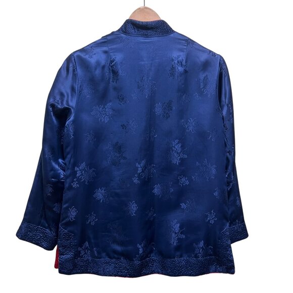 Vintage 1970s Solz Squirrel Reversible Floral Jacket Size L - Picture 5 of 14